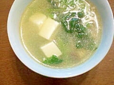 豆腐入り中華スープ